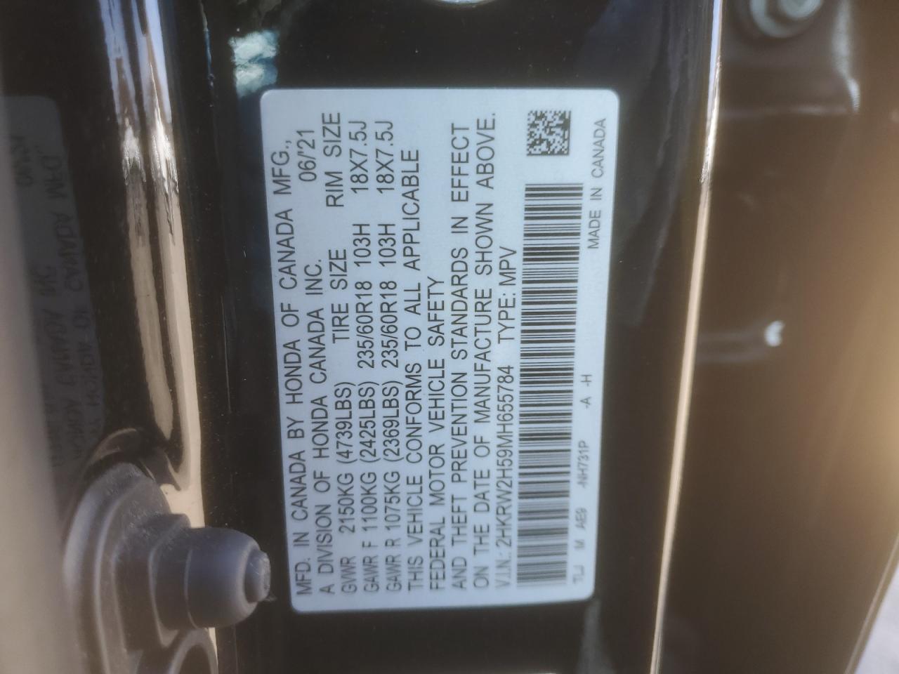 2021 Honda CR-V - Image 15