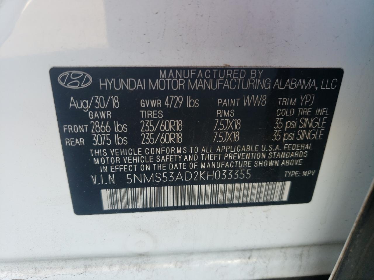 2019 Hyundai Santa Fe - Image 15