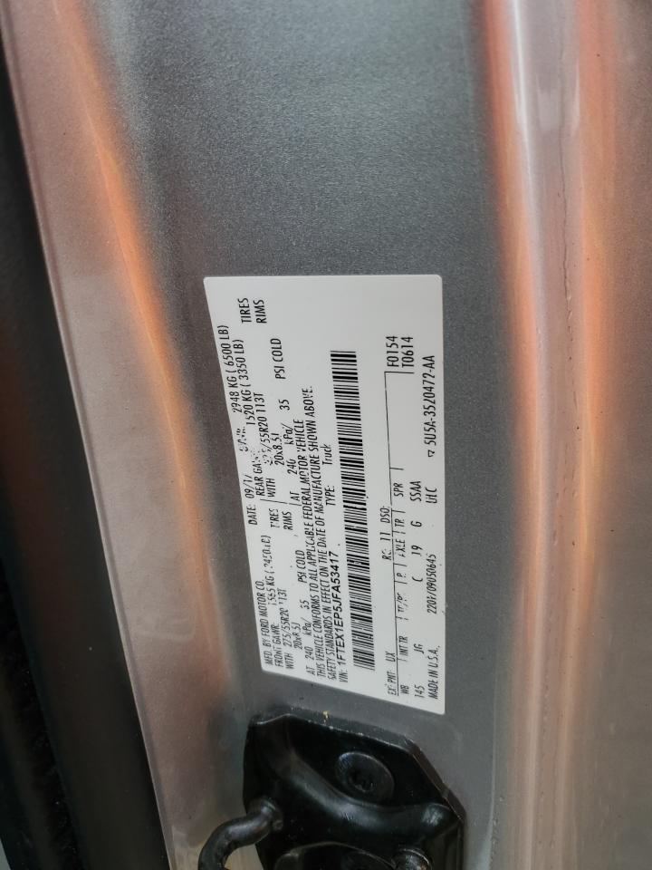 2018 Ford F150 Super Cab VIN: 1FTEX1EP5JFA53417 Lot: 51266225