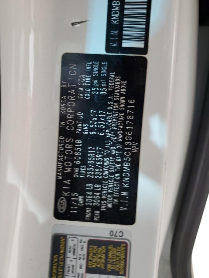 2016 Kia Sedona - Image 13