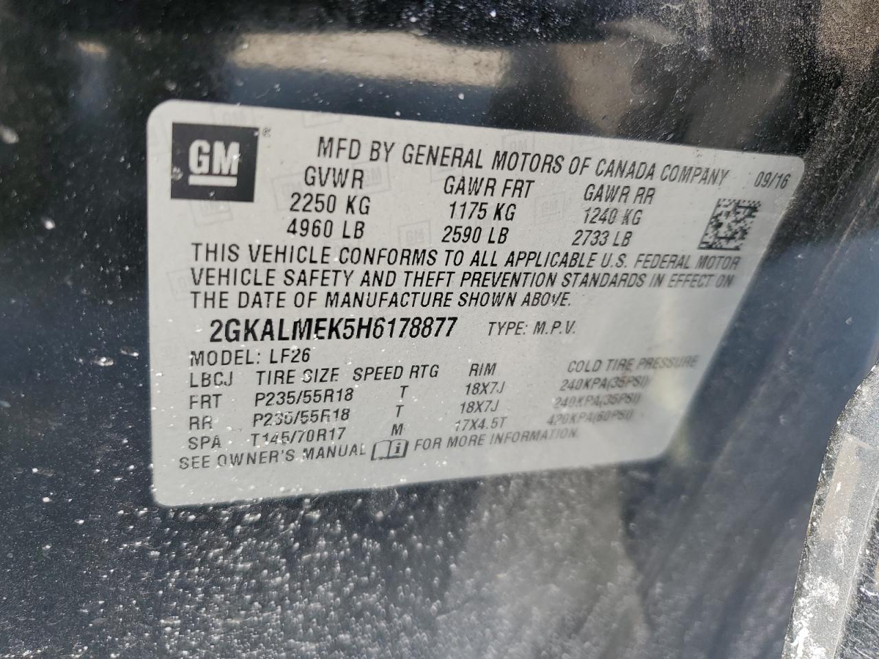 2017 GMC Terrain - Image 13