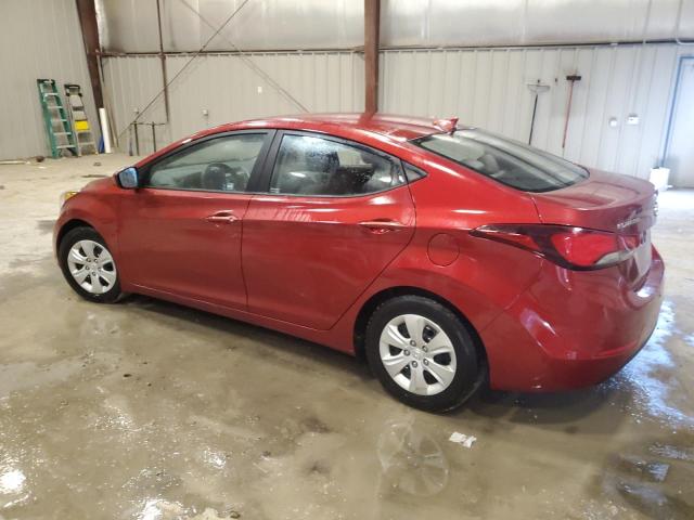  HYUNDAI ELANTRA 2016 Burgundy