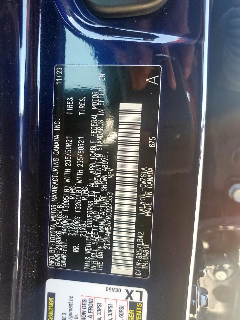 2024 LEXUS RX 350 BASE