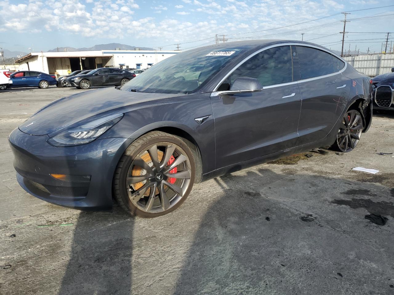 2020 Tesla Model 3  იყიდება Sun Valley-ში, CA - Rear End
