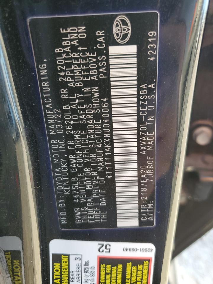2022 Toyota Camry - Image 12