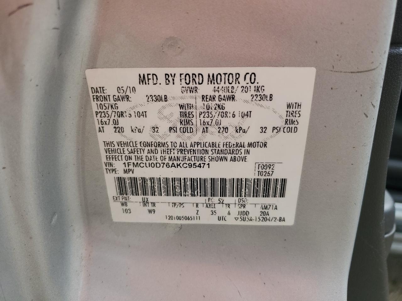 2010 Ford Escape - Image 13