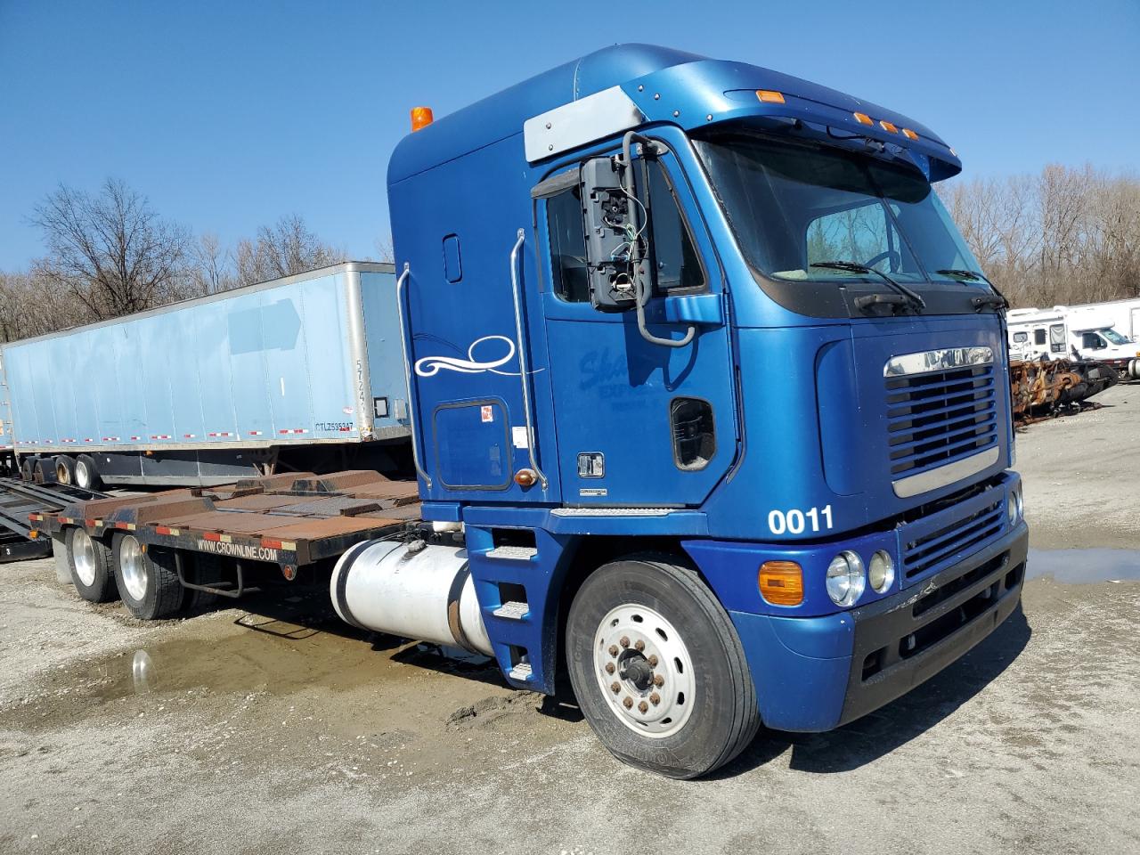 2007 Freightliner Argosy Flatbed Truck продається в Cahokia Heights, IL - Side