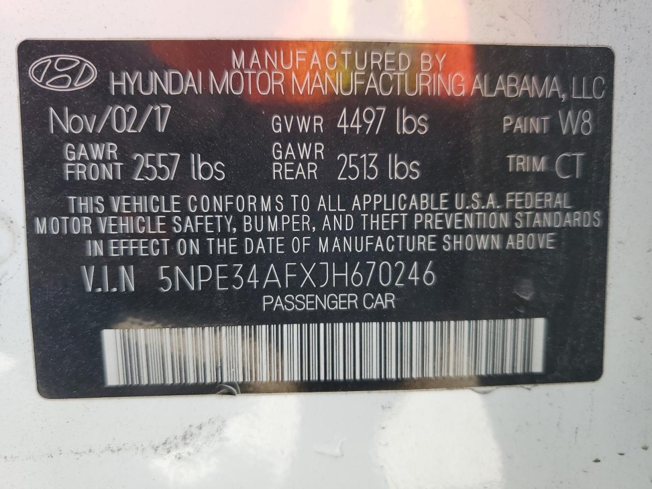 2018 Hyundai Sonata - Image 14