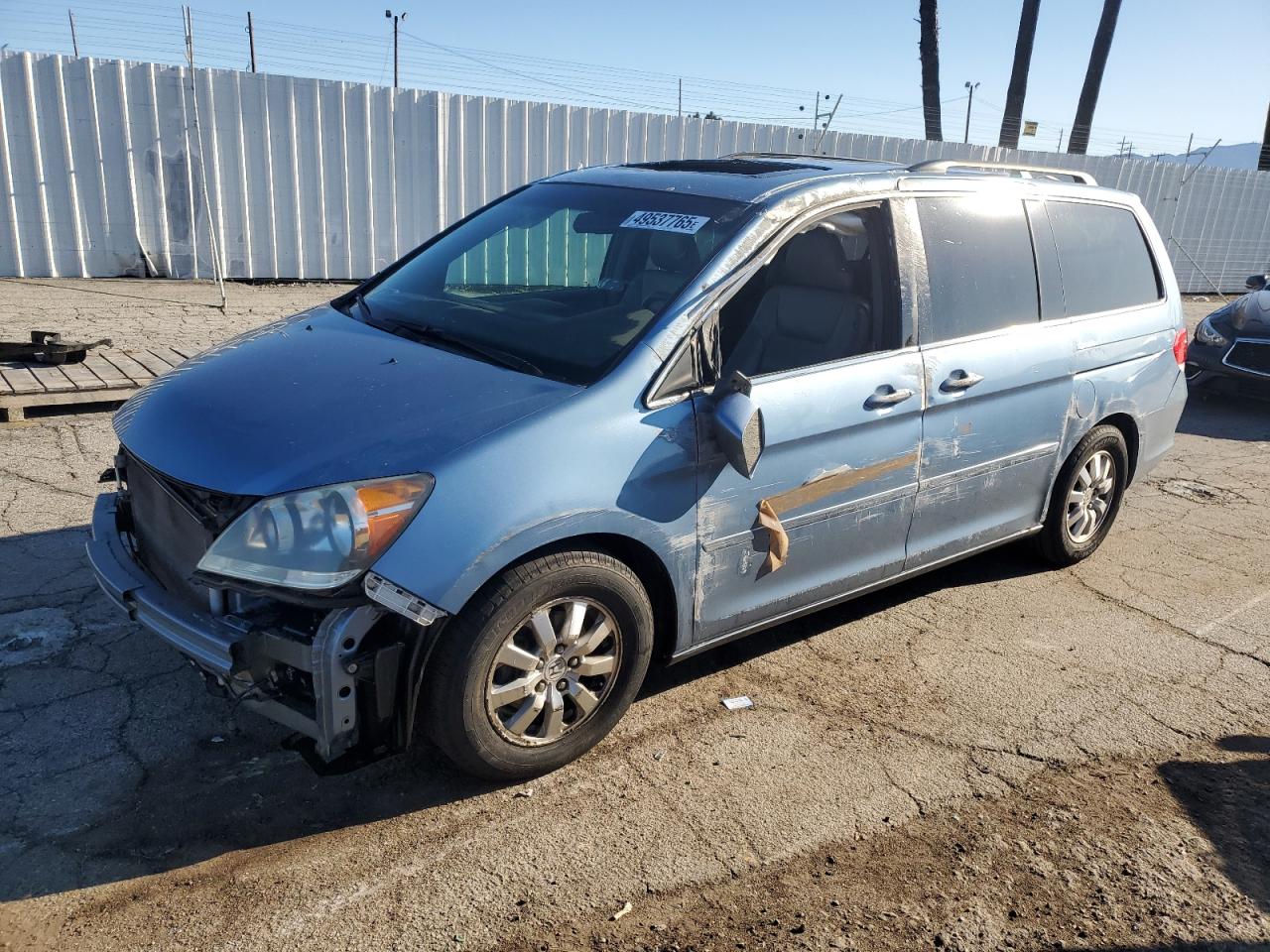 2010 Honda Odyssey Exl იყიდება Van Nuys-ში, CA - Front End