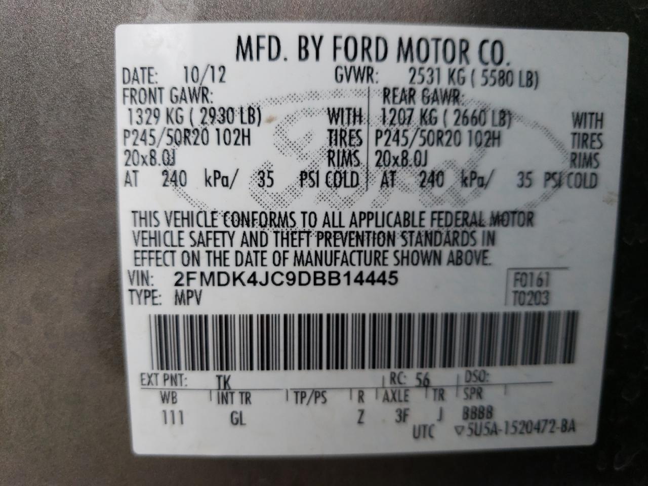 2013 Ford Edge - Image 15