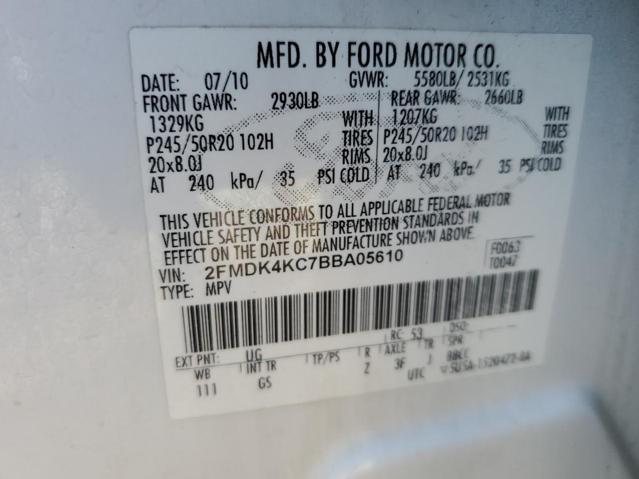2011 Ford Edge - Image 13