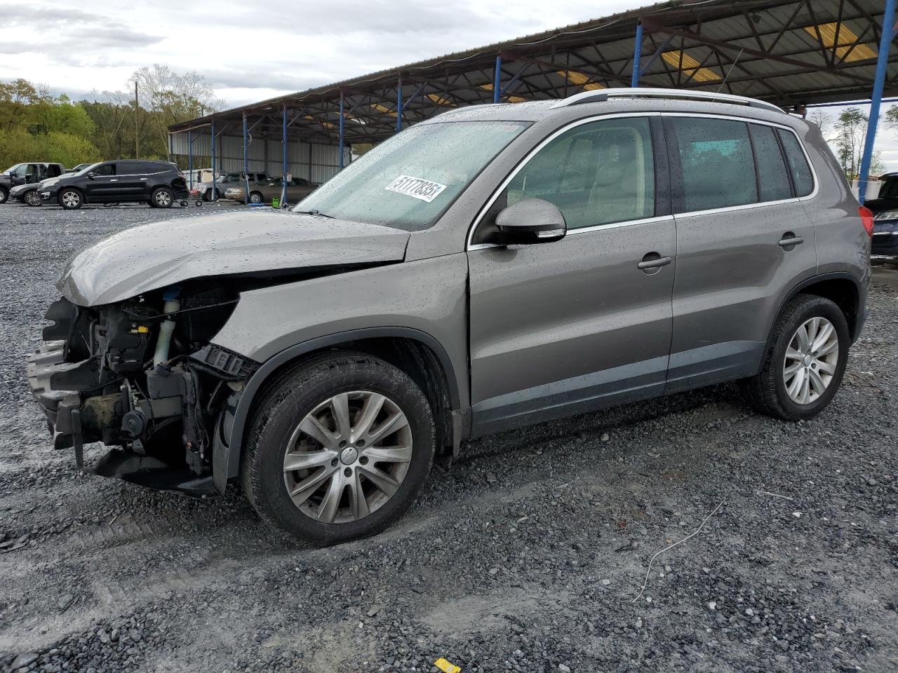 2010 Volkswagen Tiguan S იყიდება Cartersville-ში, GA - Front End