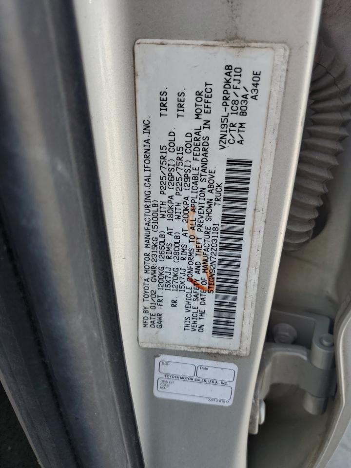 2002 Toyota Tacoma - Image 12