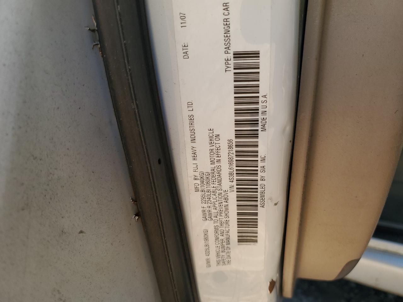 2008 Subaru Legacy - Image 12