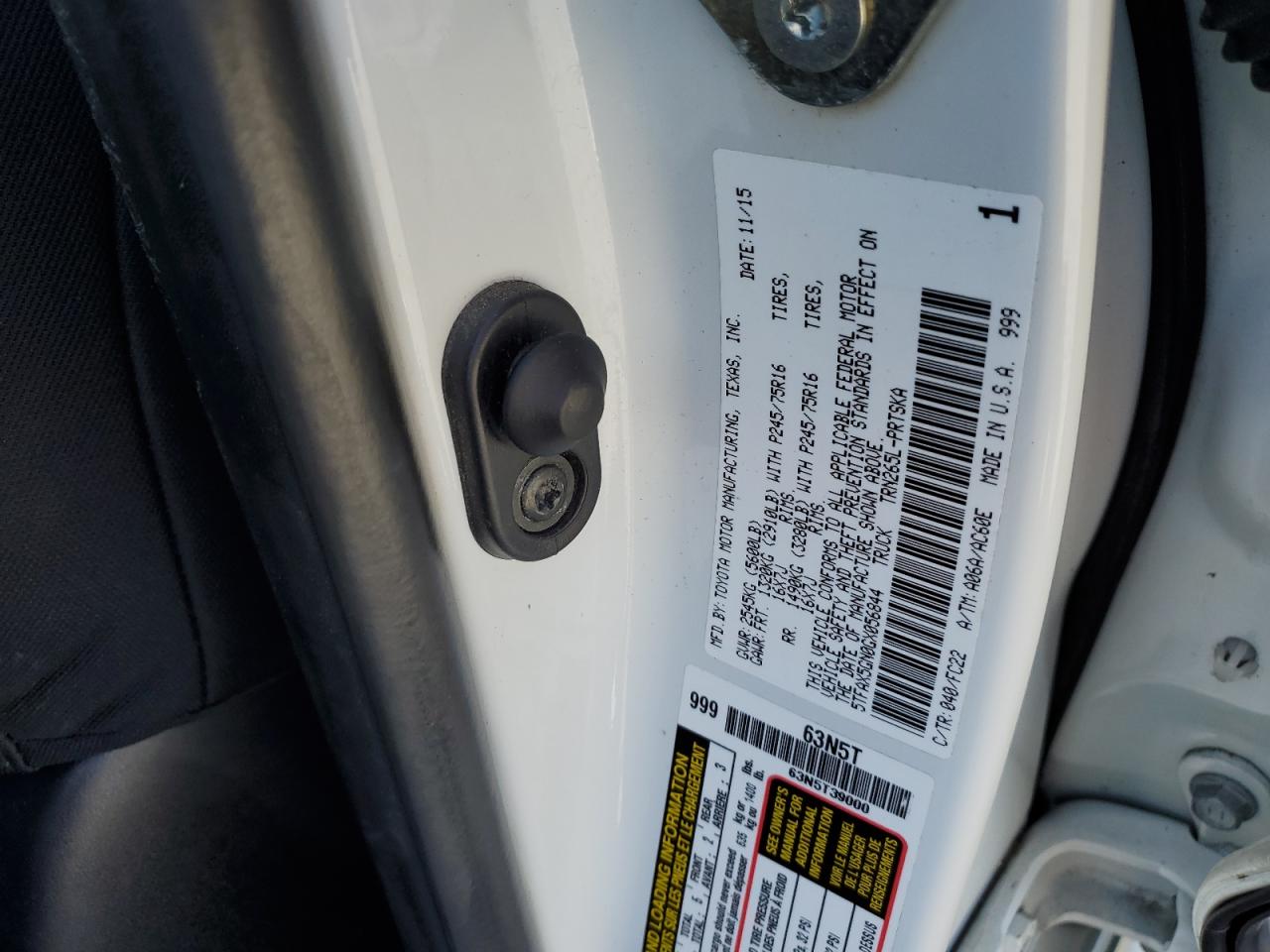 2016 Toyota Tacoma Double Cab VIN: 5TFAX5GN0GX056844 Lot: 48301985