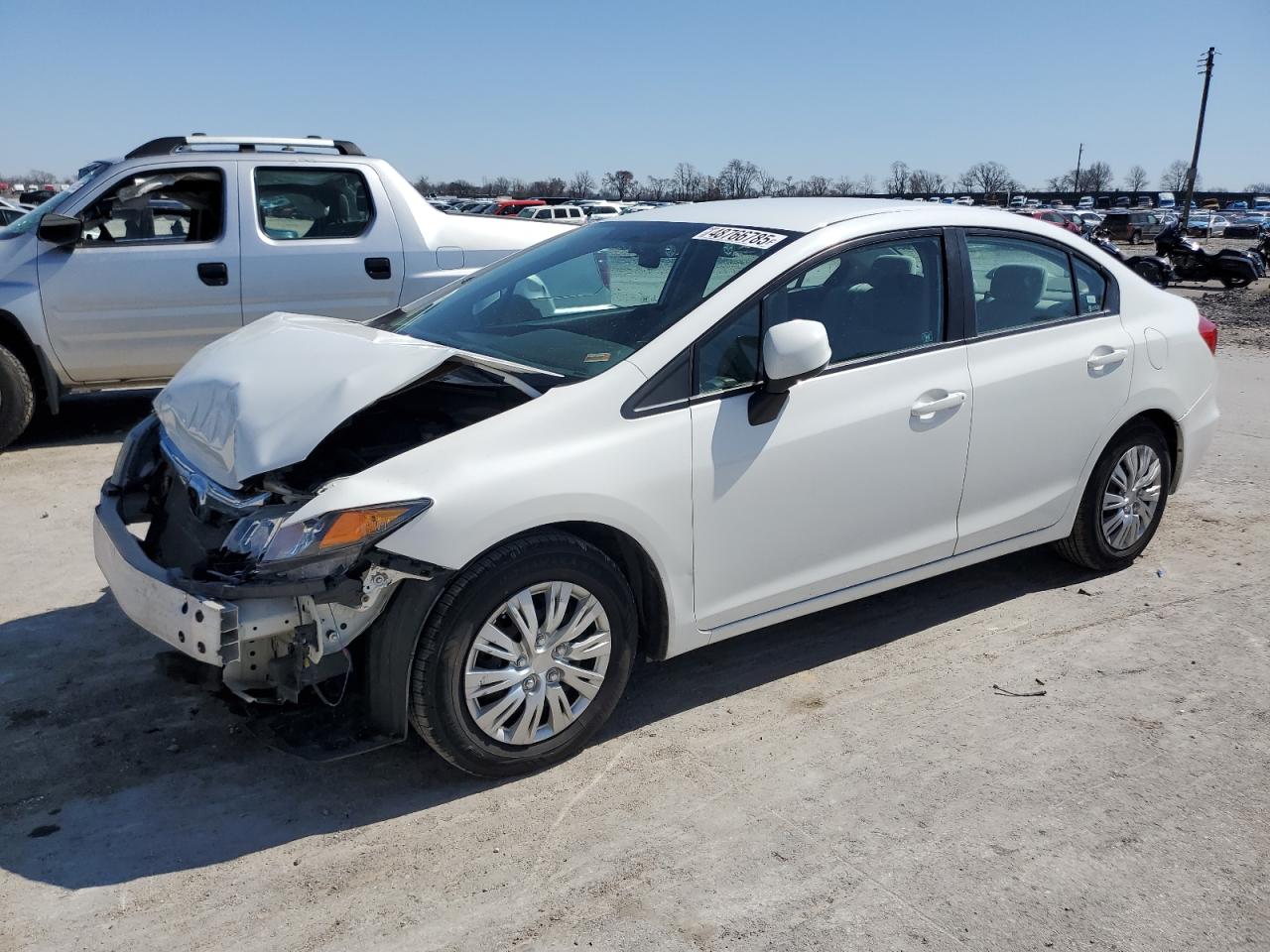 2012 Honda Civic Lx იყიდება Sikeston-ში, MO - Front End