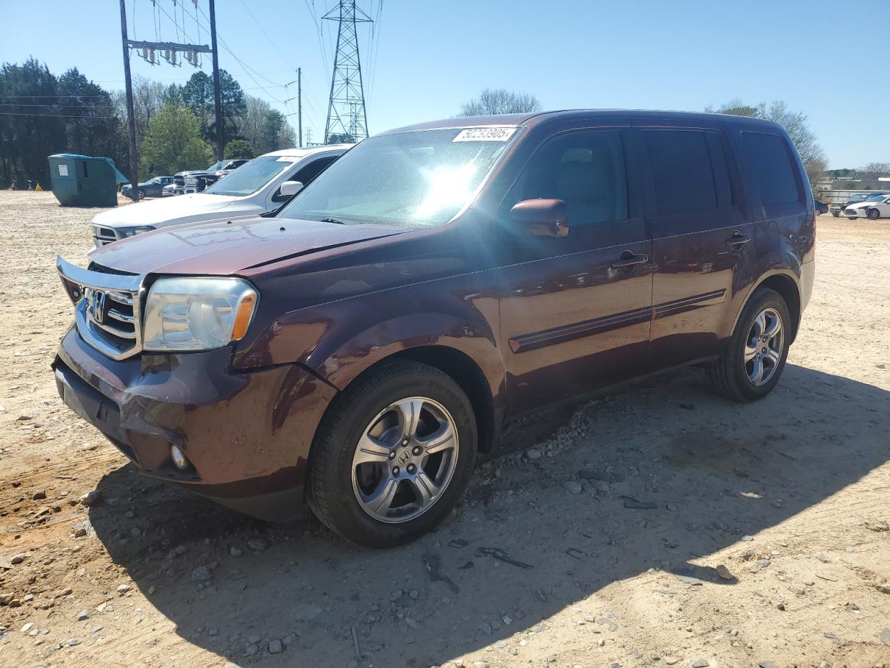 2013 Honda Pilot Exl للبيع في China Grove، NC - Front End