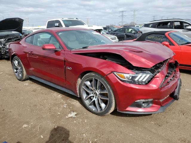  FORD MUSTANG 2015 Czerwony