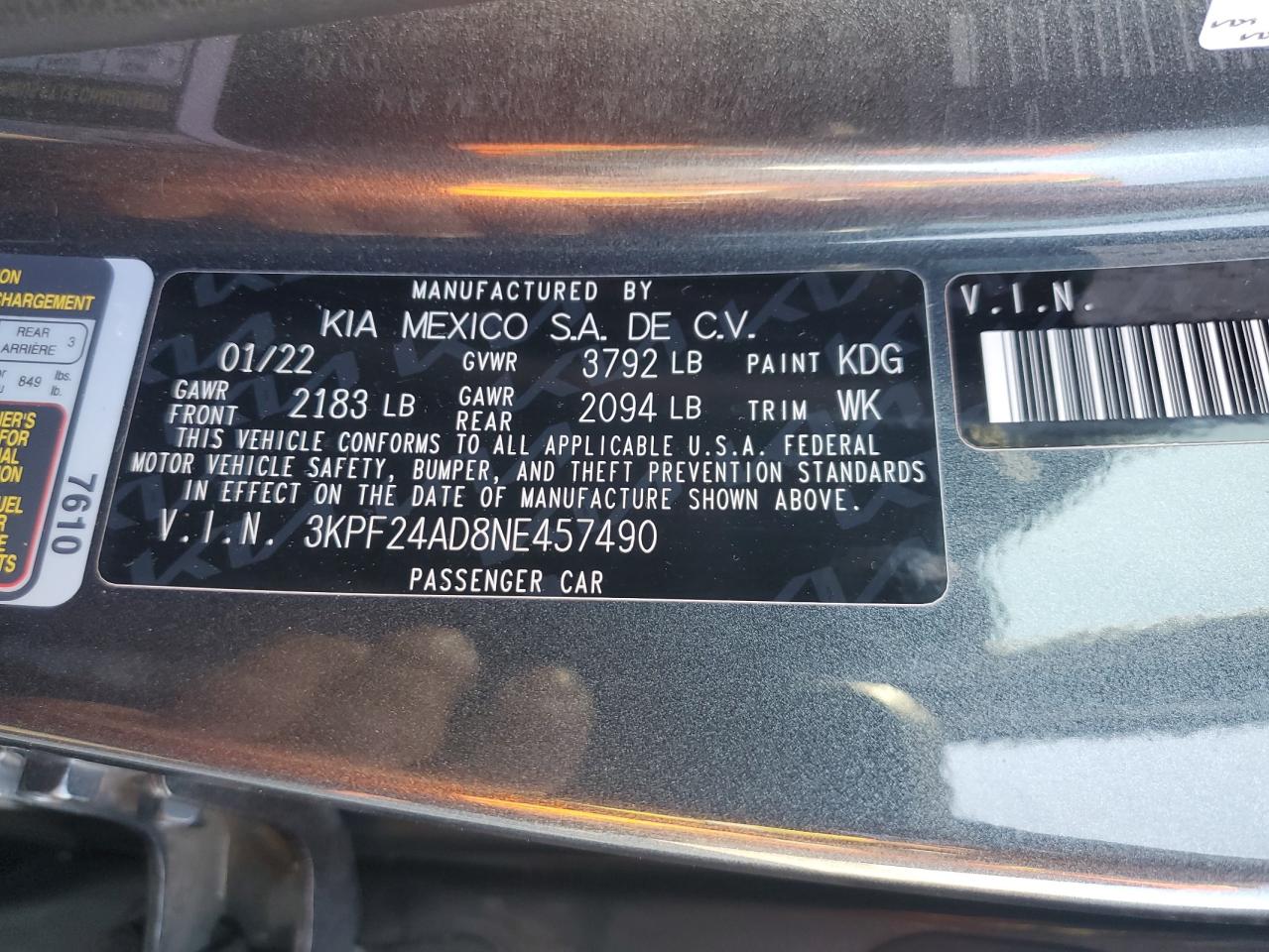 2022 Kia Forte - Image 12