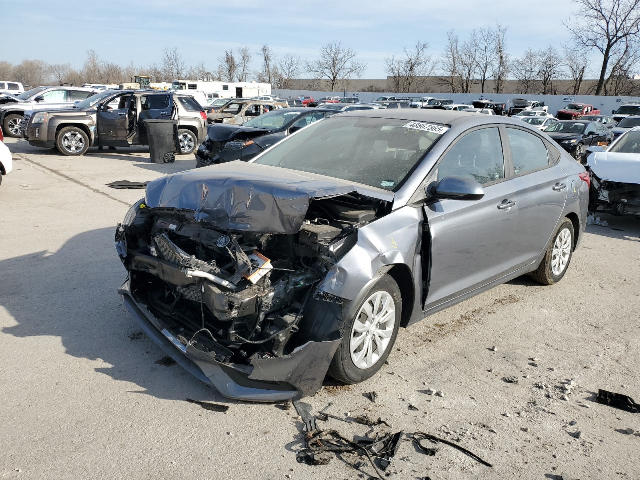 2020 Hyundai Accent Se for Sale in Bridgeton, MO - Frame Damage