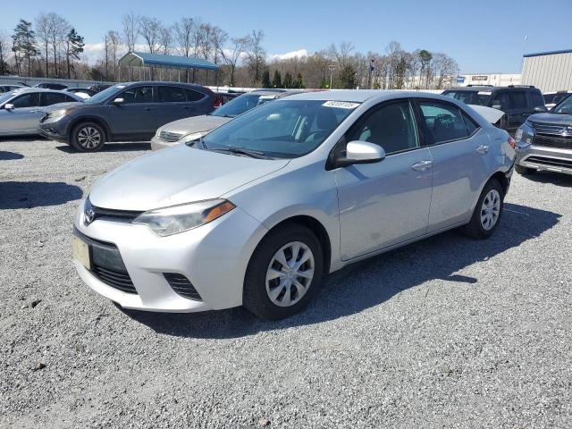 Sedans TOYOTA COROLLA 2015 Silver