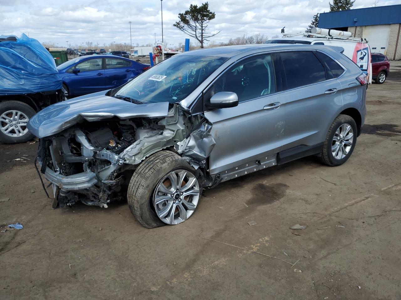 2024 Ford Edge Titanium de vânzare în Woodhaven, MI - Front End
