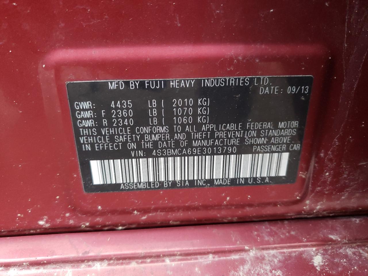 2014 Subaru Legacy - Image 12