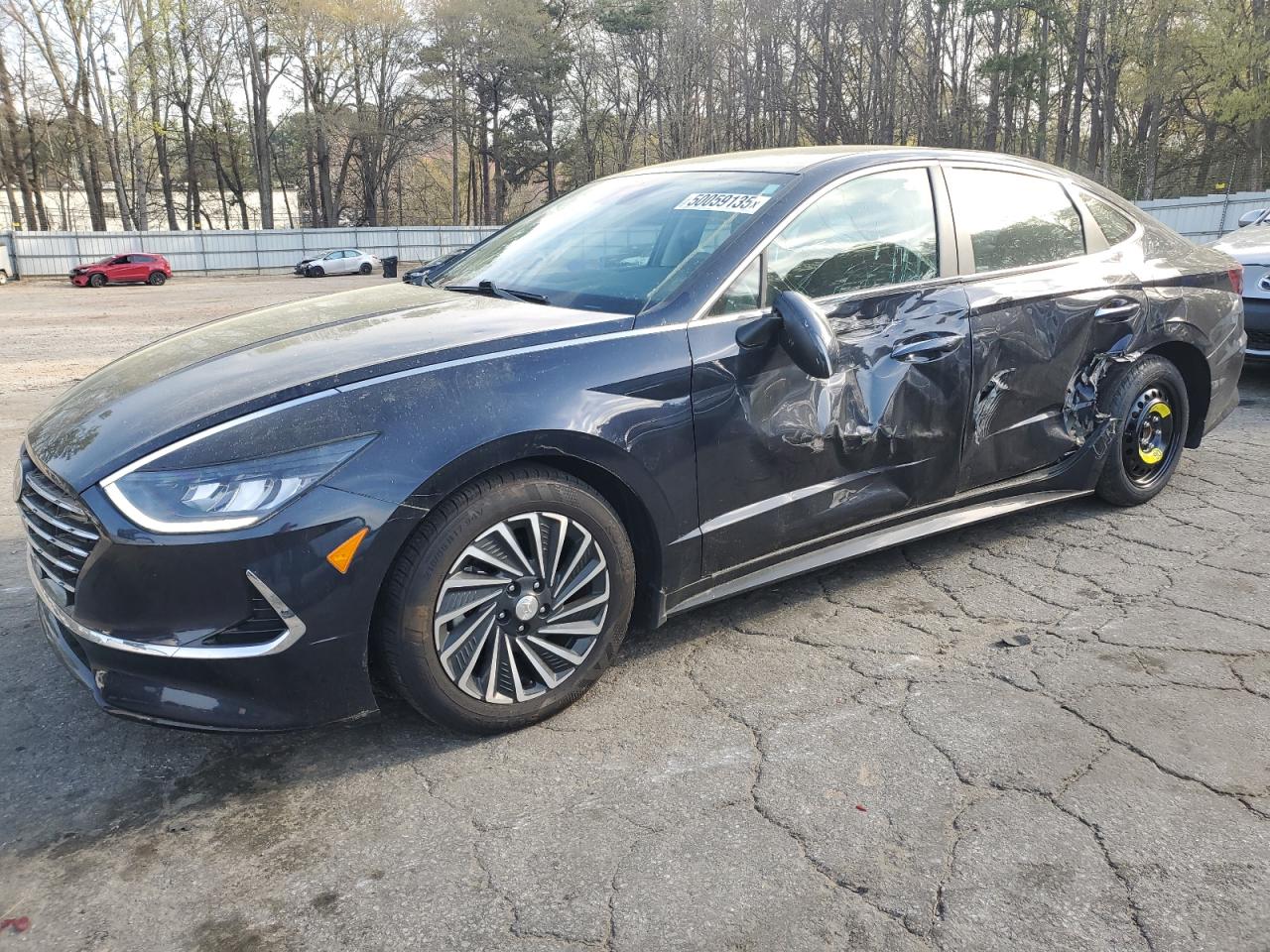 2021 Hyundai Sonata Hybrid للبيع في Austell، GA - Side