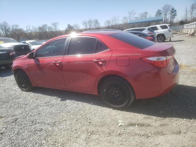  TOYOTA COROLLA 2014 Red