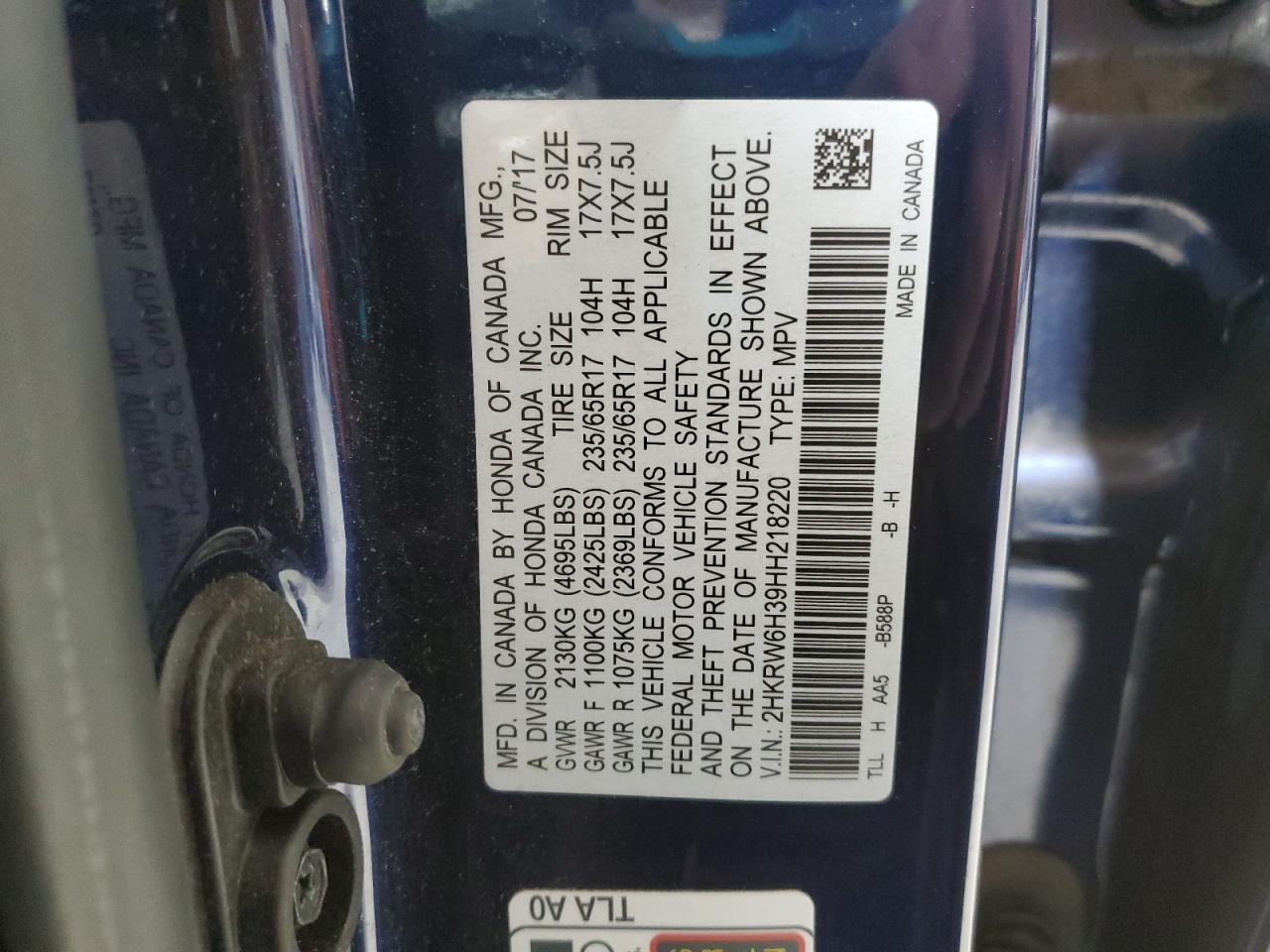 2017 Honda CR-V - Image 13