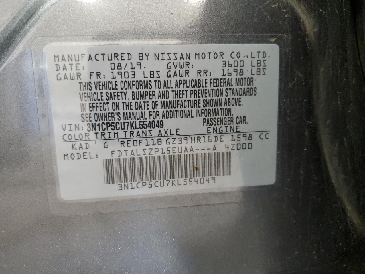 2019 Nissan Kicks - Image 14