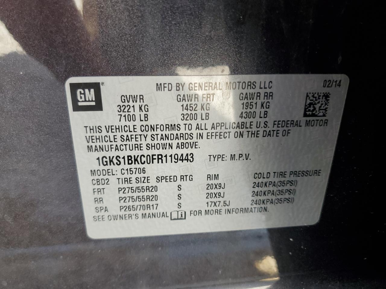 2015 GMC Yukon - Image 14