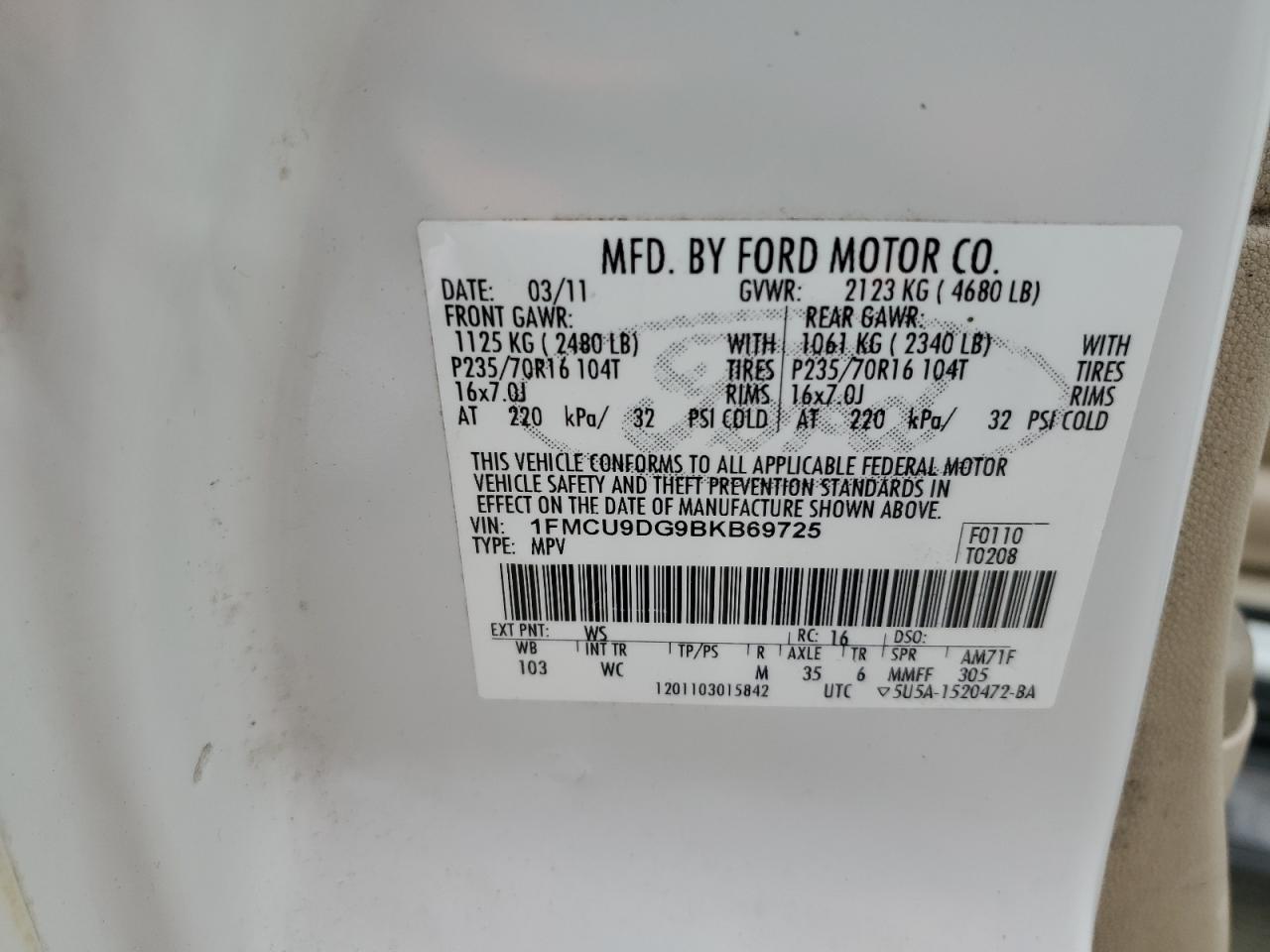 2011 Ford Escape - Image 14