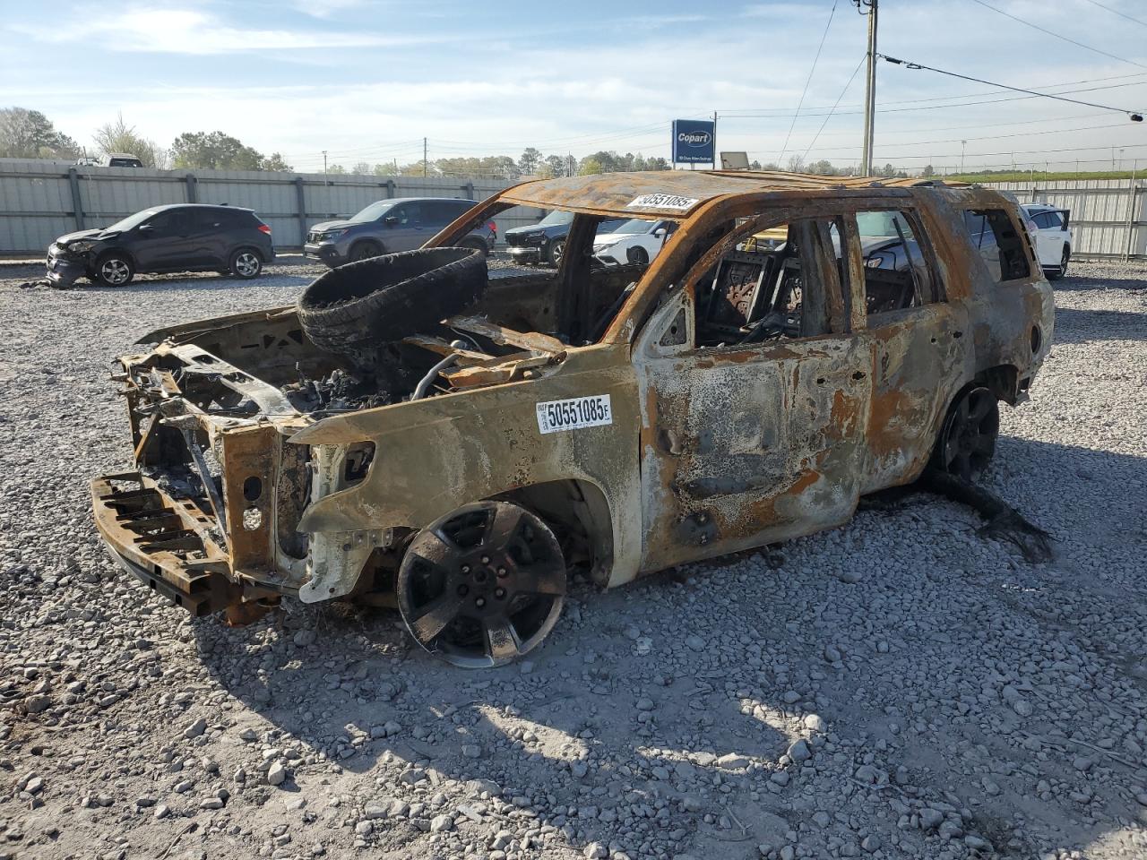 2018 Chevrolet Tahoe C1500 Lt на продаже в Hueytown, AL - Burn