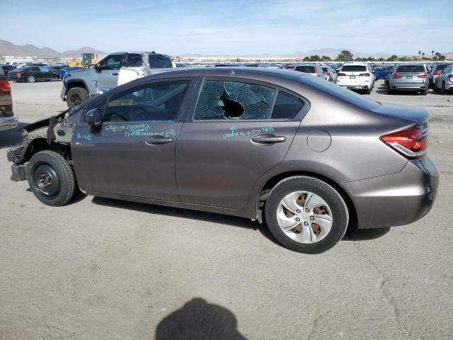 Седаны HONDA CIVIC 2014 tan