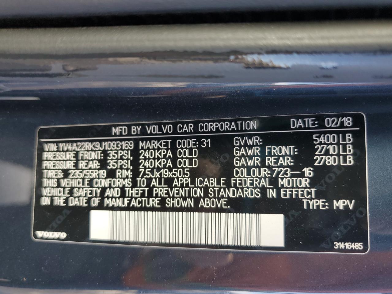 2018 Volvo XC60 - Image 13