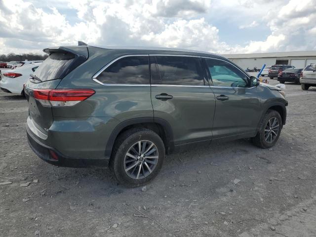 TOYOTA HIGHLANDER 2017 Zielony