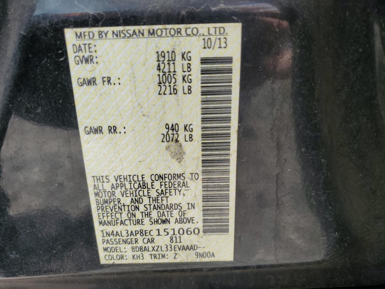 2014 Nissan Altima - Image 13
