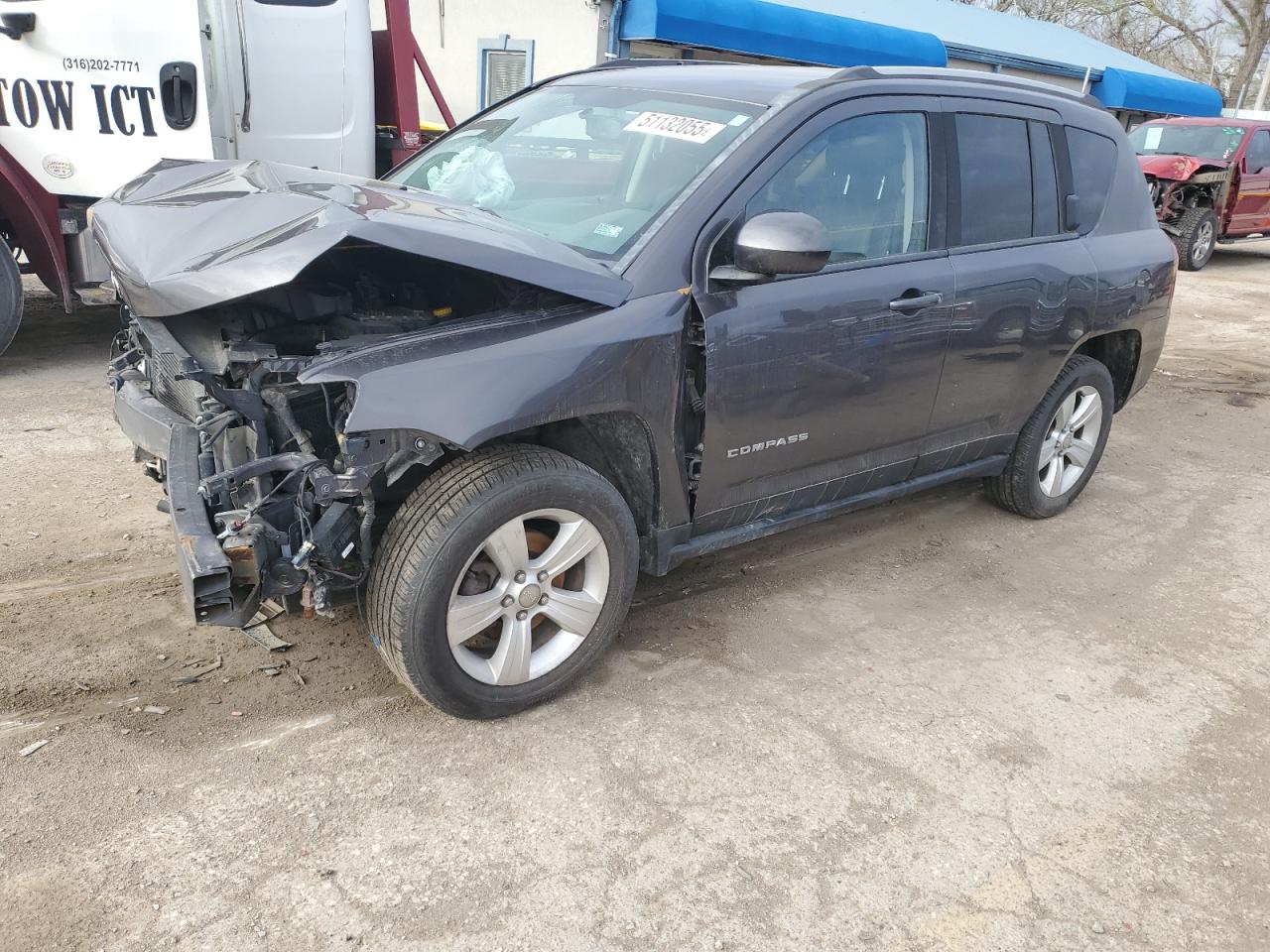 2016 Jeep Compass Latitude للبيع في Wichita، KS - Front End