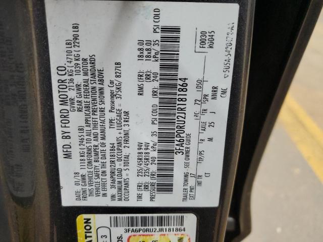 2018 FORD FUSION TITANIUM/PLATINUM HEV