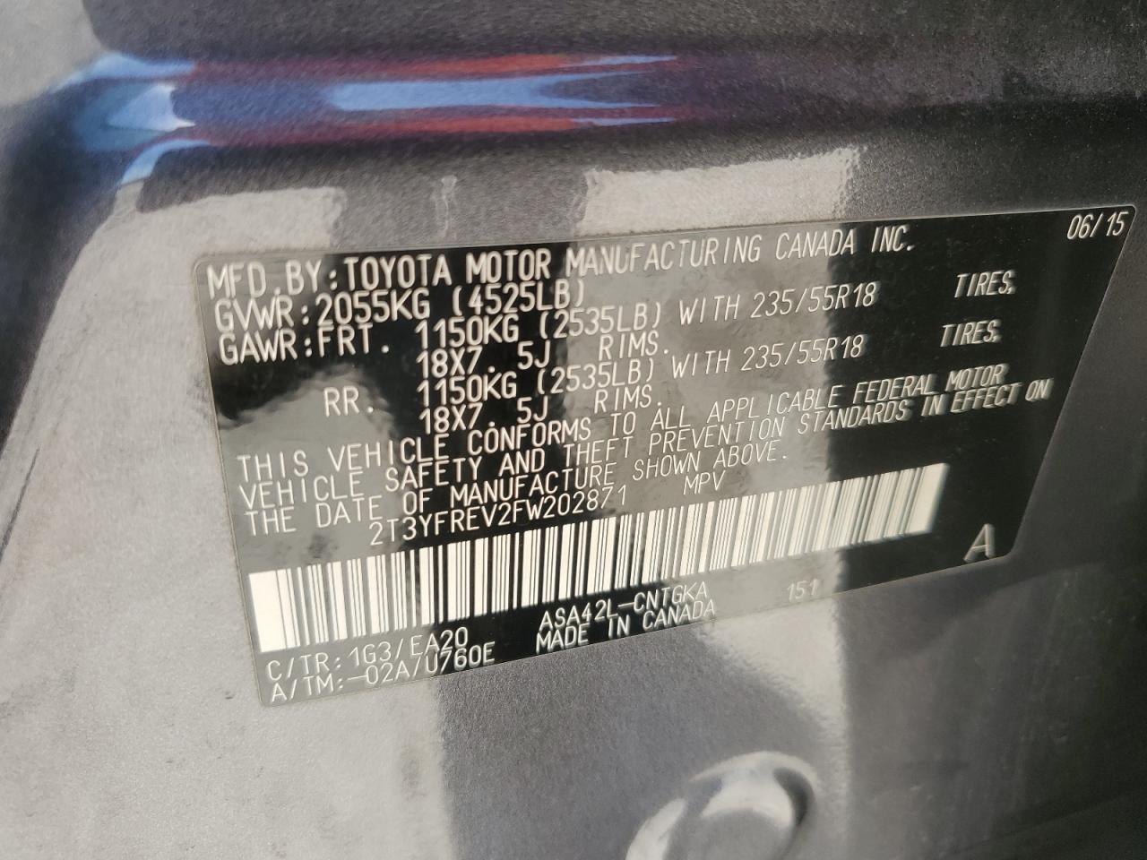 2015 Toyota RAV 4 - Image 13
