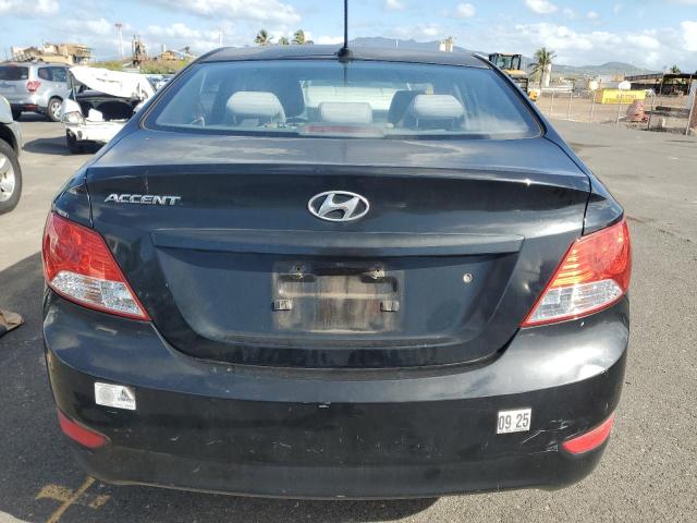  HYUNDAI ACCENT 2012 Чорний