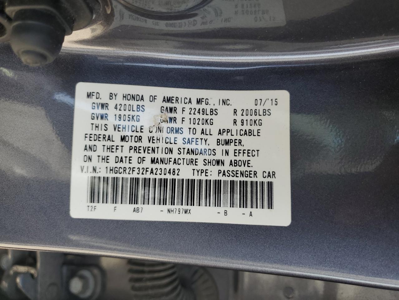 2015 Honda Accord - Image 14