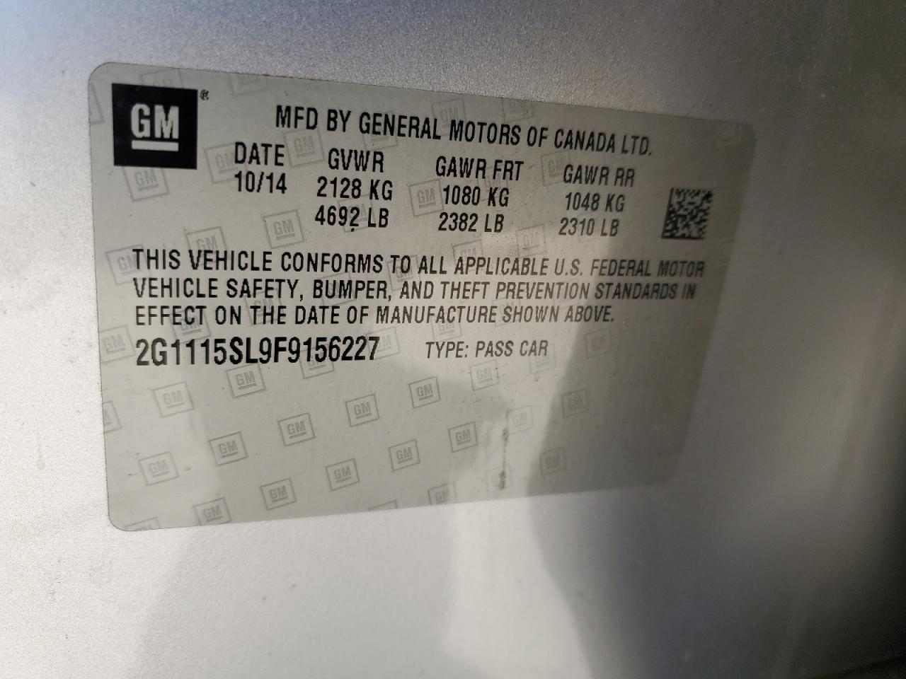 2015 Chevrolet Impala - Image 12