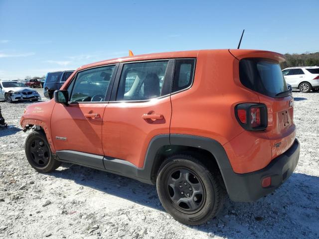  JEEP RENEGADE 2017 Pomarańczowy
