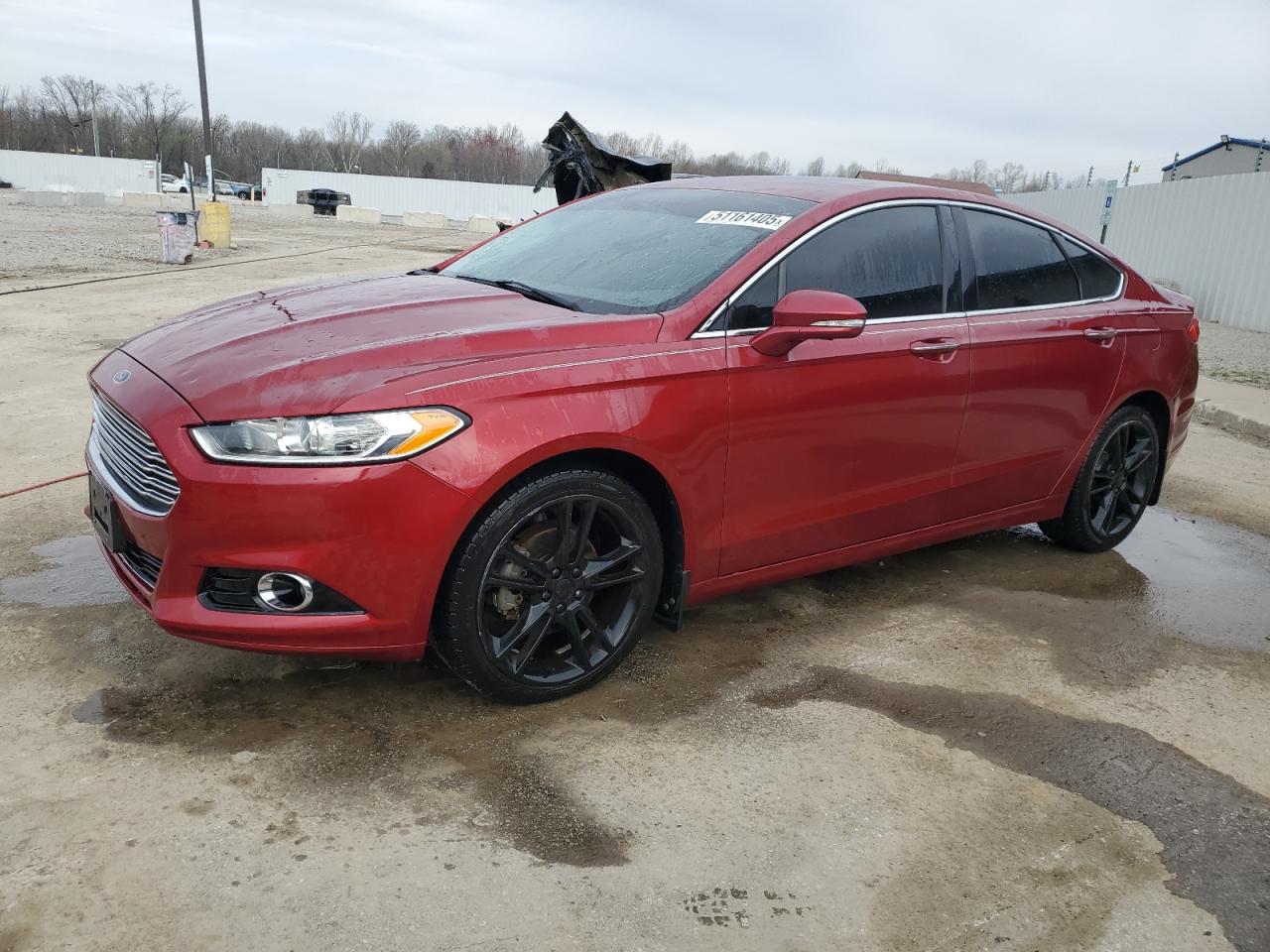 2014 Ford Fusion Titanium للبيع في Louisville، KY - Hail
