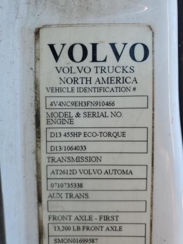 2015 VOLVO VN VNL  