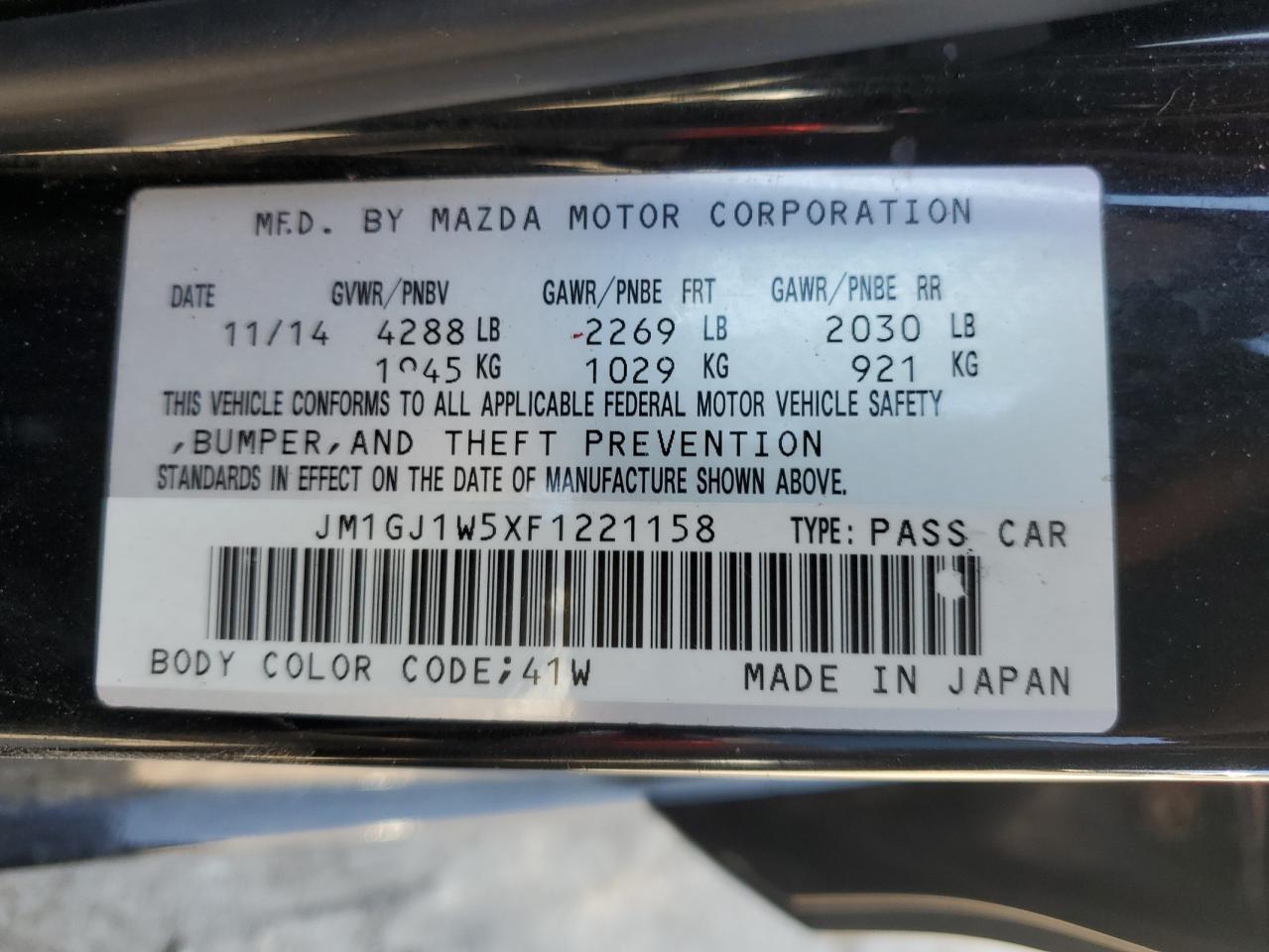 2015 Mazda 6 - Image 12