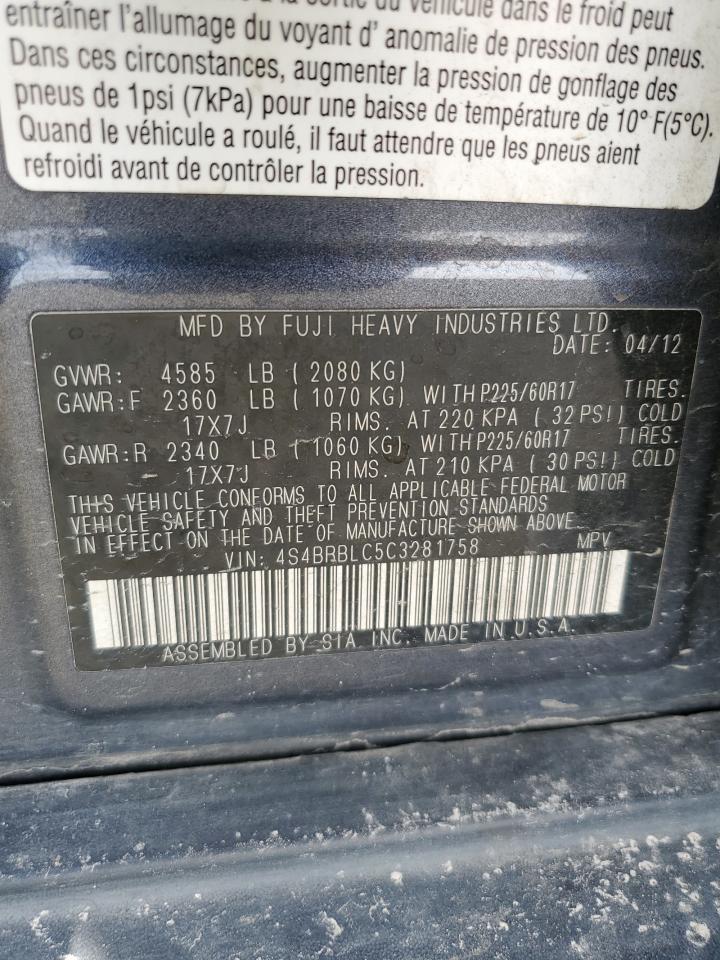 2012 Subaru Outback - Image 12