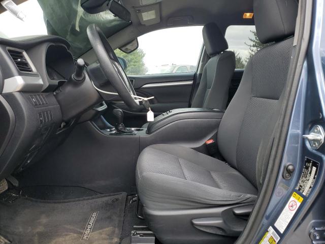  TOYOTA HIGHLANDER 2017 Granatowy